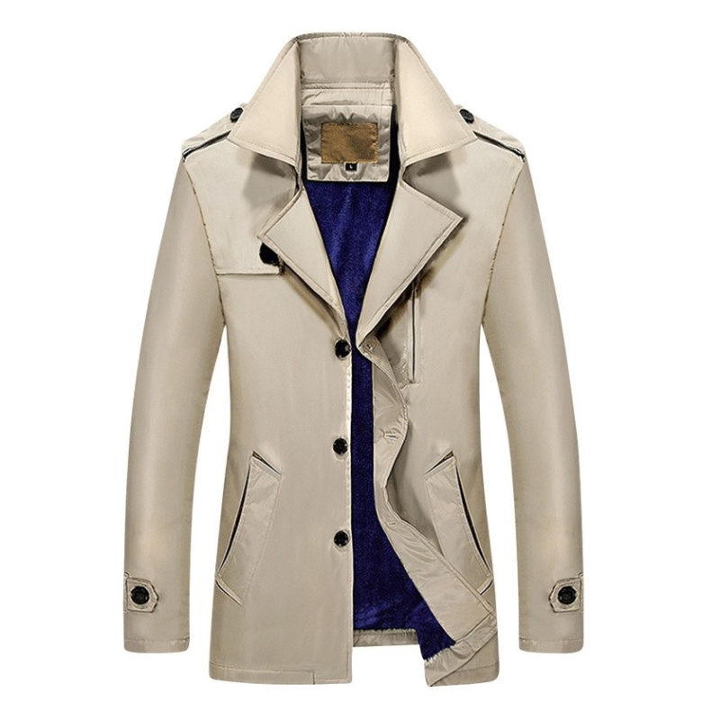 Autumn Spring Men's Trench Coat