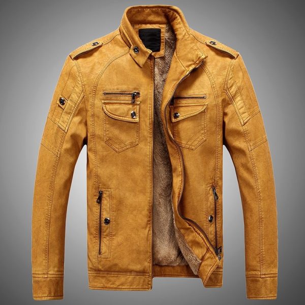 Men'S Winter Leather Jacket