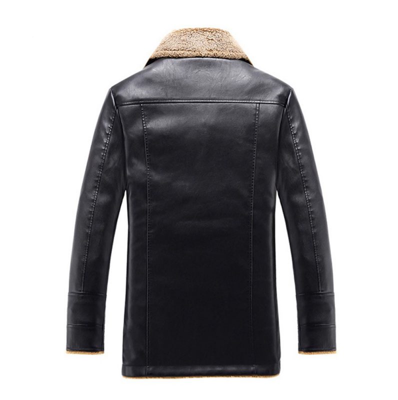 Men Winter Leather Jacket