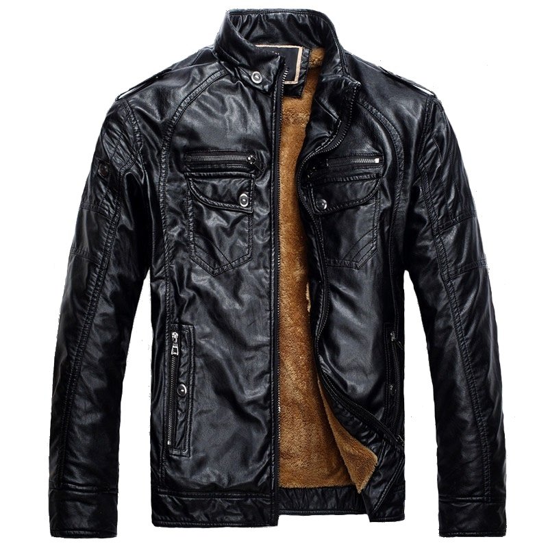 Men'S Winter Leather Jacket