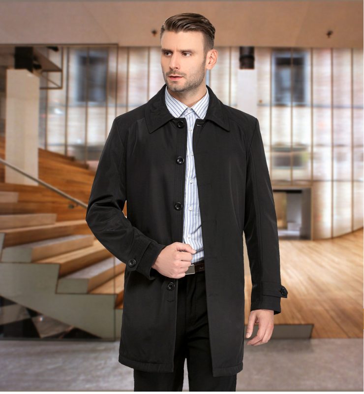 Autumn Spring Man'S Trench Coat