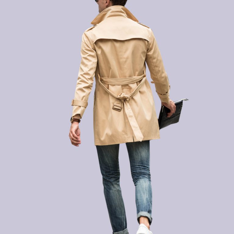 Autumn Spring Men's Trench Coat