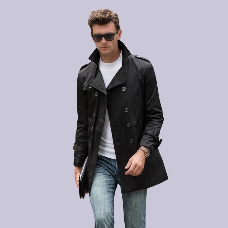 Autumn Spring Men's Trench Coat