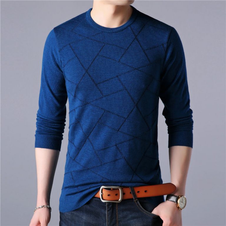 Men's Casual Striped Sweater