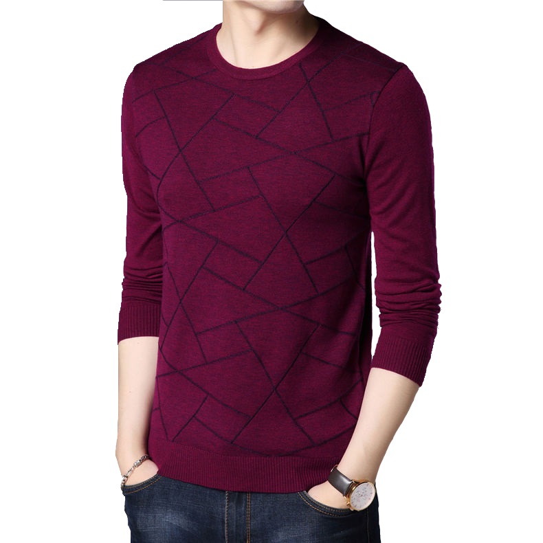 Men's Casual Striped Sweater