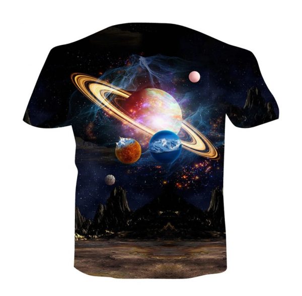 Space And Galaxies On T-Shirts