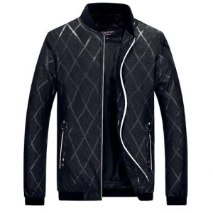 Contemporary Men'S Bomber Jacket