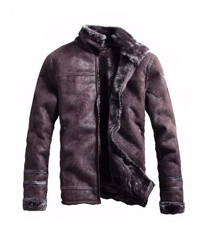 Stylish Men'S Faux Leather Jacket