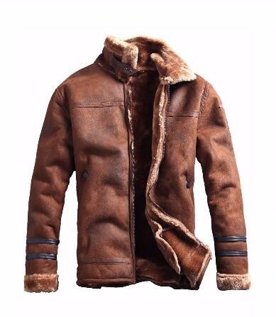 Stylish Men'S Faux Leather Jacket