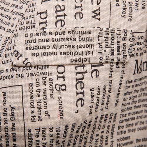 Blazer Newspaper Print