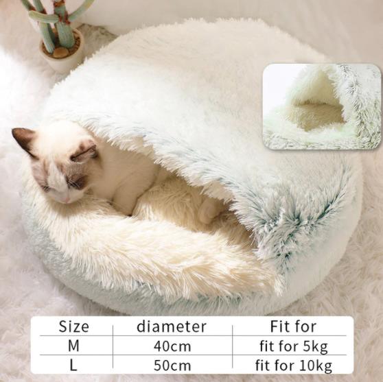 Semi-closed Warm Cat bed